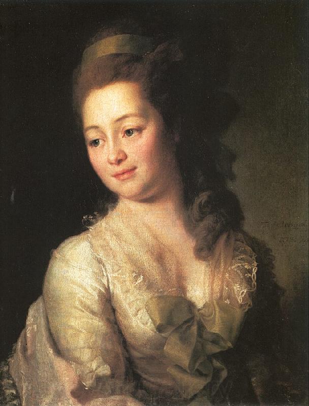 Levitsky, Dmitry Portrait of Maria Dyakova Spain oil painting art